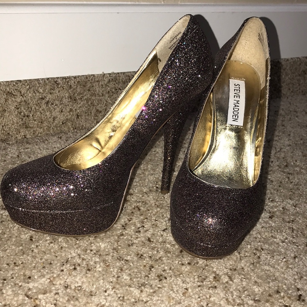 ✨Steve Madden Caryssa Multi Glitter Heels✨